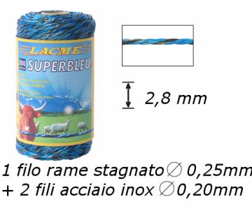 Filo per recinzioni elettriche -  Superbleu