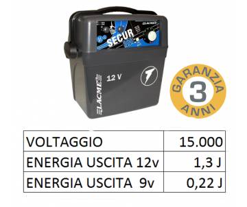 Elettrificatore 12V a batteria - Secur 300