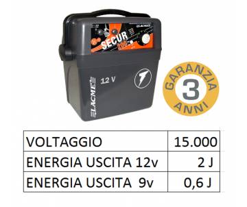 Elettrificatore 12V a batteria -  Secur 200