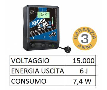 Elettrificatore 230V -  Secur 2600 Digitale HTE