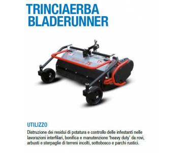 Trinciaerba Bladerunner cm 60 a coltelli - Potenza minima richiesta 7 cv