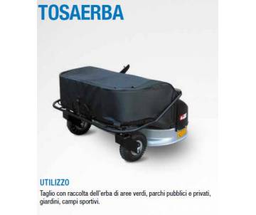 Tosaerba cm 56 con cestello per motocoltivatore