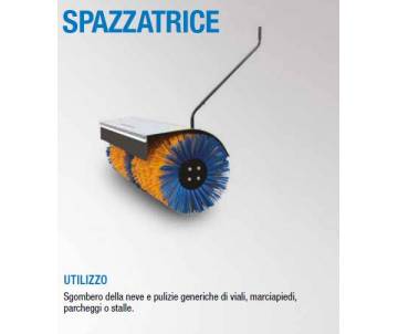 Spazzatrice cm 80 con spazzole nylon - Bcs / Ferrari