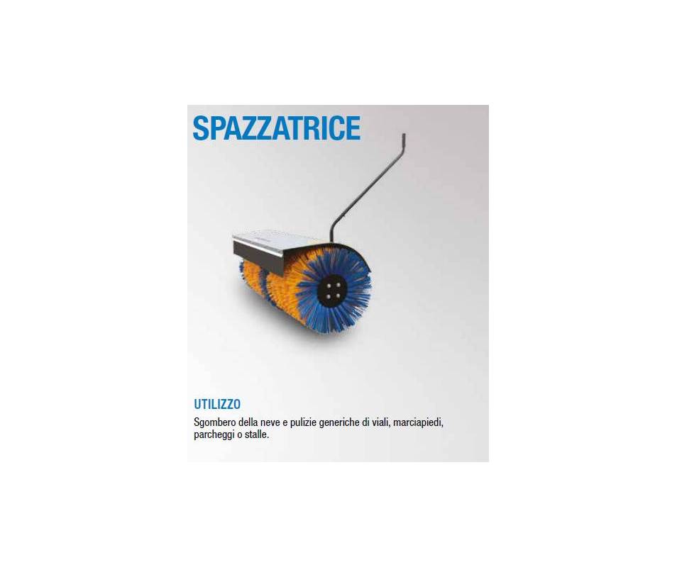 Spazzatrice cm 80 con spazzole nylon - Bcs / Ferrari