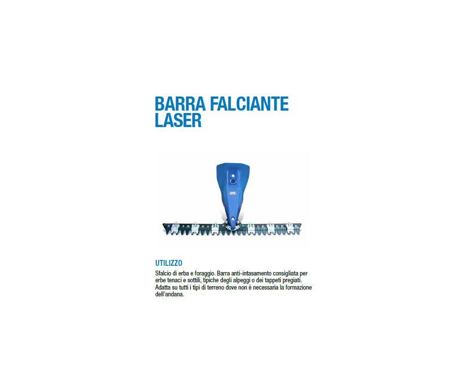 Barra falciante mt 1,55 LASER - per motocoltivatori Bcs/Ferrari