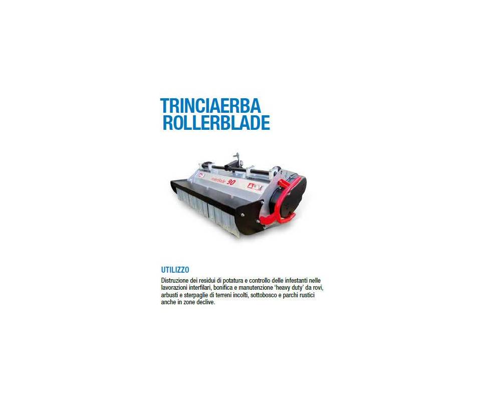 Trinciaerba Rollerblade cm 75 - potenza minima richiesta 10 cv