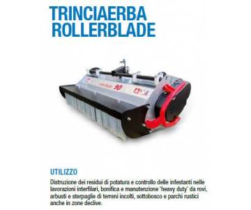 Trinciaerba Rollerblade cm 90 a coltelli mobili - Potenza minima richiesta 10 cv 