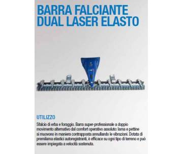 Barra falciante  dual laser...
