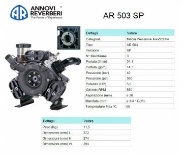 AR 503 SP - Pompa alta...