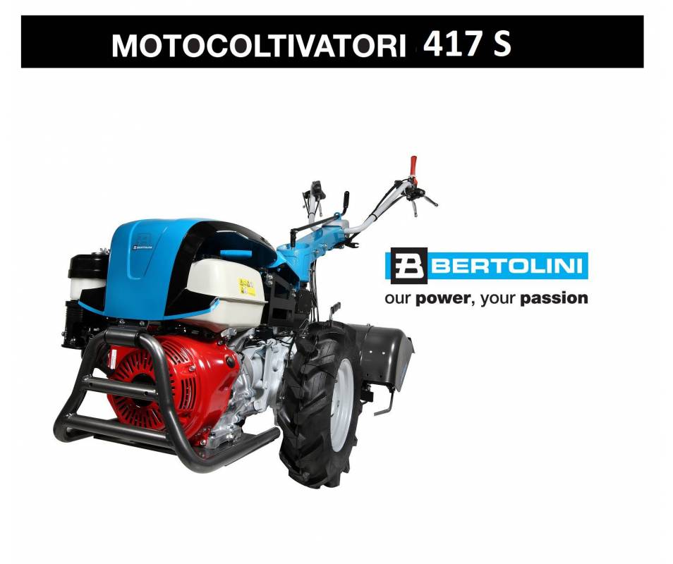Motocoltivatore Bertolini 417 S - Honda GX340 - 10,7 CV benzina Bertolini