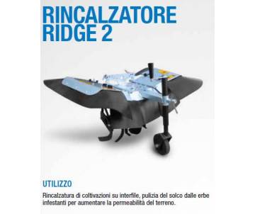 Rincalzatore Ridge2 - per interfilari e pulizia solchi 