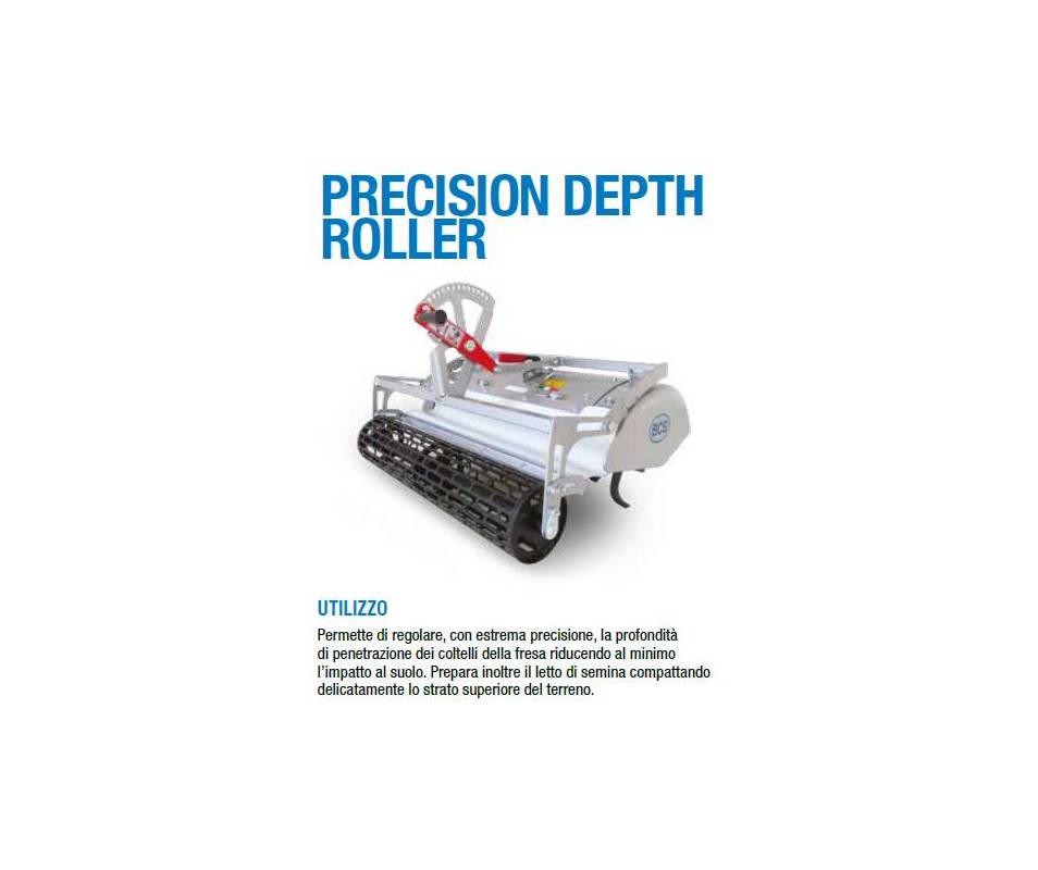 Rullo di precisione  per fresa cm 66 BCS / Ferrari