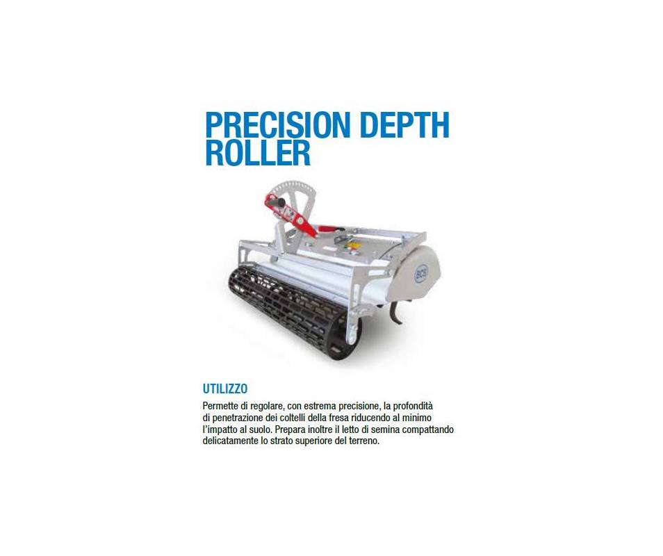 Rullo di precisione per fresa cm 80 BCS / Ferrari