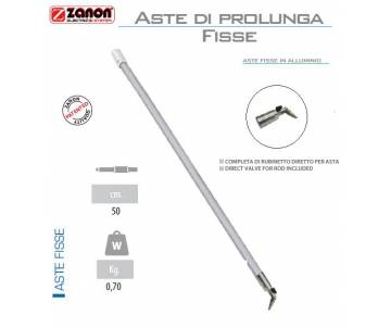 Asta di prolunga fissa completa di rubinetto - Lunghezza cm 50