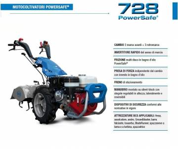 Motocoltivatore BCS 728 - HONDA GX270 8,4 HP BCS