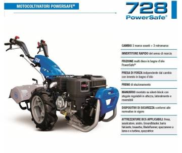 Motocoltivatore BCS 728 - Kohler KD350 7,5 HP Diesel BCS