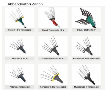 Olivar Zanon - Abbacchiatore Elettrico Hobbistico 12 V con asta telescopica 170/250 cm Abbacchiatori