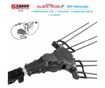 Abbacchiatore a batteria Zanon Albatros 33 volt - asta telescopica 170/250 cm
