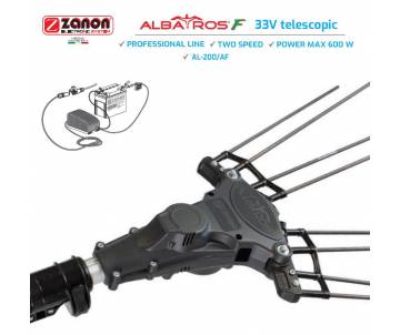 Abbacchiatore a batteria Zanon Albatros 33 volt - asta telescopica 170/250 cm Abbacchiatori