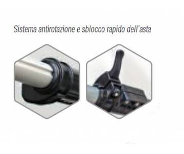 Abbacchiatore elettrico a batteria professionale Karbonium Evo - 33 Volt con asta in fibra di carbonio 170/250 cm Abbacchiatori