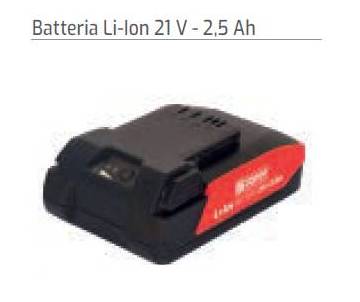Battera Li-ion 21 V - 2,5...