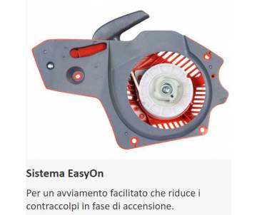 Sistema EasyOn

Per un avviamento facilitato che riduce i contraccolpi in fase di accensione.