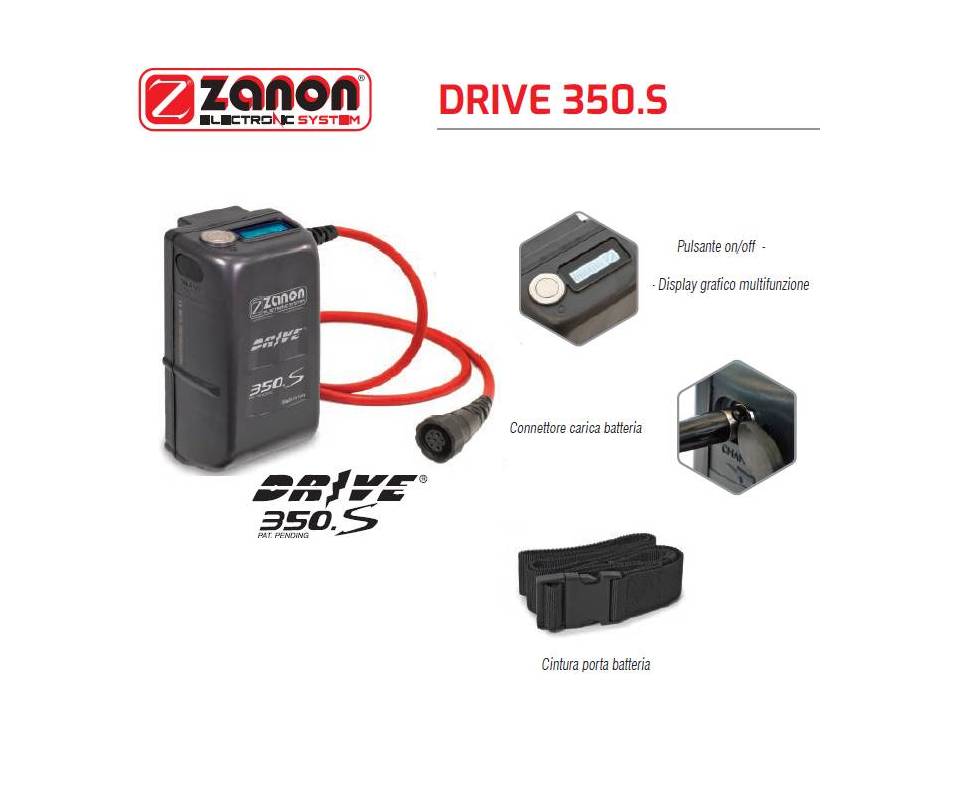 Batteria multifunzione Drive 350 S 3 Ah - Li-ion