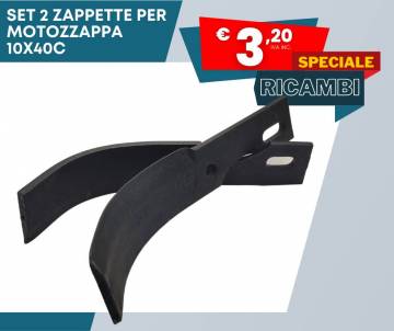 SET 2 ZAPPETTE UNIVERSALI PER MOTOZZAPPA 10X40C