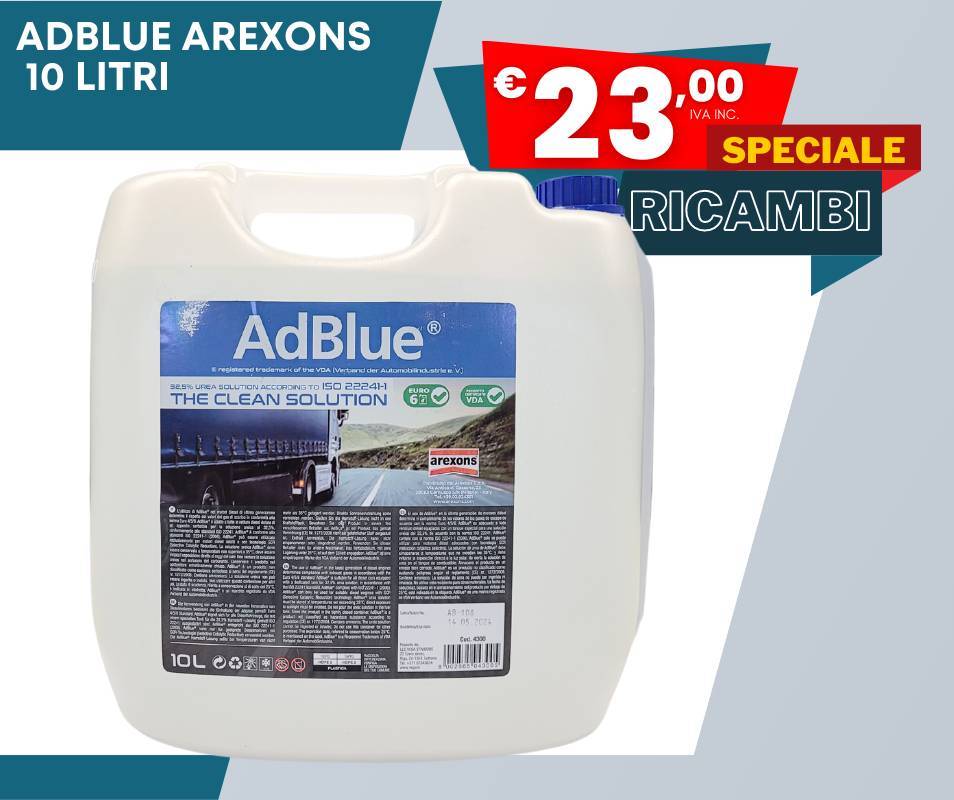 Arexons additivo adblue lt 10 + beccuccio — Manutenzione
