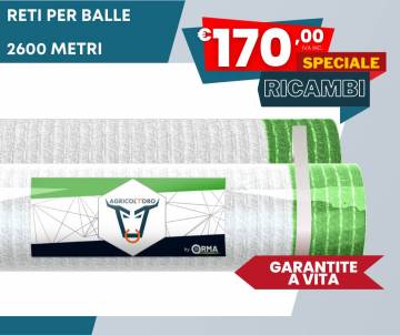 RETI PER BALLE AGRICOLTORO 2600 mt