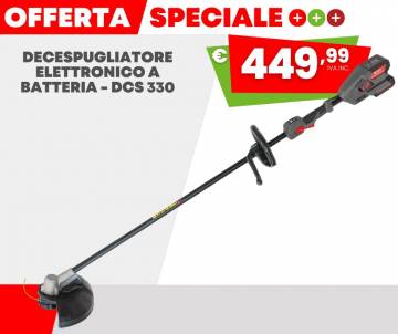 Decespugliatore elettronico a batteria - DCS 330