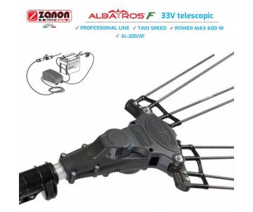 Abbacchiatore a batteria Zanon Albatros 33 volt - asta telescopic 210/3400 cm Abbacchiatori