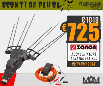 Abbacchiatore a batteria Zanon Albatros 33 volt - asta telescopica 170/250 cm