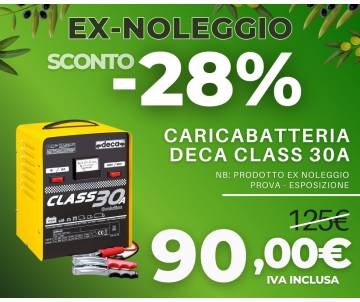 Caricabatteria elettromeccanico Deca Class 30a - Ex- noleggio